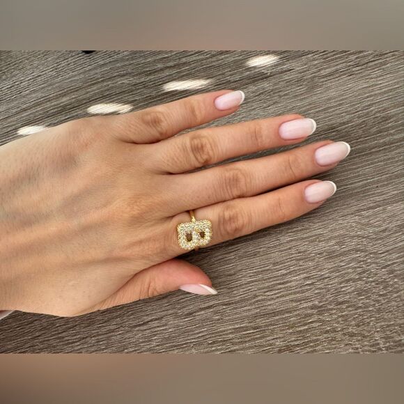 Letter B ring N688 - Picture 4 of 4